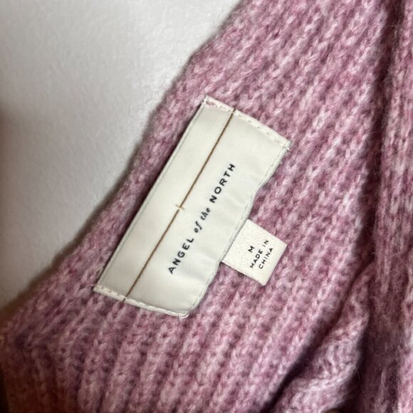 Anthropologie Angel of the North pink wool blend twist back sweater - Picture 5 of 6
